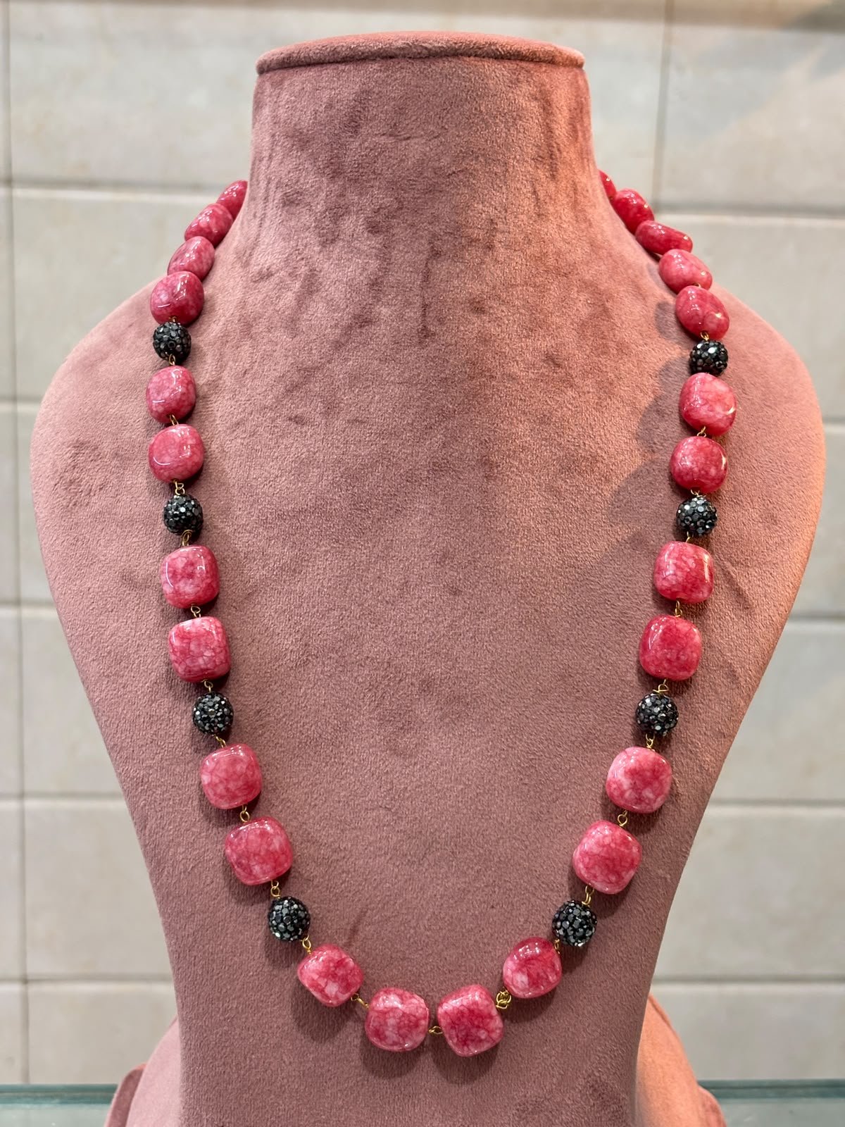 Red Stone Necklace - Image 1